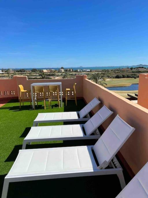 Lujoso Atico Sobre El Golf En Los Alcazares Los Alcázares Exterior foto
